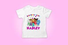 "Boy Tiger's Birthday tee, Boy Daniel Birthday Shirt, Custom Matching Family Birthday Shirt, Personalized Gift Shirt , Tiger Birthday Party We are so H A P P Y to say that the T-Shirts we offer are super soft, insanely comfortable. S H I R T S  AND S I Z I N G  - Check the size chart - All shirts are unisex, classic fit. Please refer to size chart in listing photos for details. - Easy measuring tip: Take your favorite shirt, lay it on a flat surface and measure the width (armpit to armpit) and length (top to bottom) - Shirts are pre-shrunk but may shrink slightly after washing. H O W -T O-O R D E R: 1) Check and Review all Photos. 2) Select Your T-Shirt Size and T-Shirt Color from drop down menus. 3) Choose Your Quantity you want. 4) Don't forget fill the personalization box with this info Cute Birthday T-shirt With Character Print, Cute Birthday Shirt With Cartoon Print, Cute Character Print T-shirt For Birthday, Pink Shirt With Character Print For Birthday, Cute Cartoon Print Shirt For Birthday, Pink Character Print Shirt For Birthday, Playful Customizable Birthday T-shirt, Playful Customizable T-shirt For Birthday, Pink Graphic Tee For Birthday