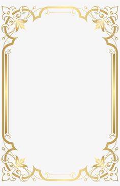 Golden Border Design, Art Border Design, Gold Border Png, Gold Border Frame, Border Frame Design, Border Frame Png, Gold Graphic Design, Gold Border Design, Paper Borders