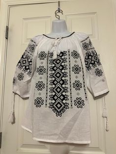 Women's blouse  Size M  Hand wash cold, hang to dry L Hand, Festival Season, Womens Clothing Tops, Rum, Favorite Outfit, Art Collection, Blouses For Women, Bathing Beauties, Hand Wash