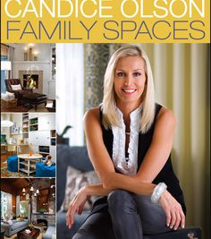 the cover of candice olsson's family spaces