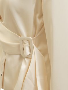 Long-sleeved shirt. Classic collar. Button closure and maxi waistband. Cut-out on the front. Cuffs with buttons.Composition: 97% Polyester, 3% Elastane Rick Owens Jacket, Luxury Shop, Yoga Wear, Tory Burch Shoes, Luxury Retail, Luxury Boutique, Manolo Blahnik, High Heel Shoes, Shoe Laces