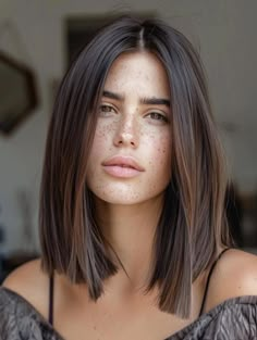 Long Bob Hairstyles: Trendy Haircuts with Bangs, Layers, and Curly Ideas from Around the World Straight Long Bob Hairstyles, Long Sleek Bob, Straight Hair Long Bob, Straight Long Bob Haircut, Long Bob Hairstyles With Curtain Bangs, Long Bob Straight Hair, Long Bob Straight, Long Bob Hairstyles Straight, Curtain Bangs Layers