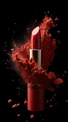 Add a pop of bold color to your makeup routine with our vibrant red lipstick illustration. Perfectly capturing the classic glamour. Makeup Advertisement, Makeup Backgrounds, Makeup Poster, Lipstick Ad, Imagenes Mary Kay, Makeup Illustration, Wow Photo, Makeup Wallpapers, Lipstick Designs