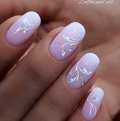 Cute April Nails, Nails Of 2023, French Manicure Acrylic Nails, Summer Nail Art Designs, Swirl Nail Art, Summer Nails 2023, April Nails, Nails Art Designs, Art Deco Nails