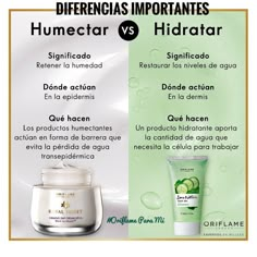 #ExpertTip #SabiasQue  Humectar e hidratar no es lo mismo.  👉 Conoce e dentificar lo que tu piel necesita para verse fresca y joven siempre. #ExpertosEnBelleza #productosnaturales #skincare Oriflame Beauty Products, Mary Kay Skin Care, Clear Skin Tips, Beauty Skin Care Routine, Health And Beauty Tips