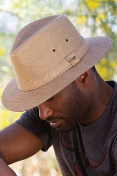 Khaki Toyo Safari Hat | Sun Protection Hats for Men Men Hats Styles, Safari Hat, Mens Sun Hats, Hat Styles, Head Gear, Sun Protection Hat, Hat Men, Man Hat, Weather Wear