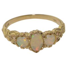 Vintage Rings Opal, Vintage Gold Opal Ring, Gold Stacking Wedding Rings, Luxury Victorian Gold Opal Ring, Cute Gold Engagement Rings, Vintage Opal Wedding Rings, Opal Engagement Ring Gold, Gem Rings Stones, Colorful Engagement Rings