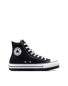 Zapatos de Converse La elección perfecta para un estilo casual Diseño abotinado Cierre con cordones Logo característico de la marca Converse All Star Suela y puntera de goma vulcanizada Ribete clásico en la goma Suela de plataforma Suela texturizada antideslizante Plain Black Converse, Black Converse High-top Sneakers With Round Toe, Black Leather Converse High-top Sneakers, Black Converse Lace-up Canvas Shoes, Black Converse High-top Sneakers For Outdoor, Star City, Converse Chuck Taylor All Star, Converse All Star, Nike Dunk