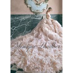 a magazine cover with a woman in a wedding dress sitting on a couch and looking at the camera