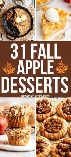 Celebrate the coziest season of the year with these 31 mouth-watering fall apple desserts. Nothing says fall like some warm and delicious apple sweet treats. Try these 30+ easy fall desserts today. Fall apple dessert recipes, fall desserts, fall dessert recipes, fall apple treats, fall baking, fall baking recipes, fall dessert ideas, Thanksgiving desserts, Thanksgiving dessert recipes, easy fall desserts, apple desserts, fall desserts for a crowd. Fall Treats With Apples, Apple Pie Inspired Desserts, October Recipes Desserts, Fall Bakery Menu Ideas, Fall Inspired Baked Goods, Fall Time Desserts, Halloween Dessert For A Crowd, Things To Bake With Apples, Fall Treats Aesthetic