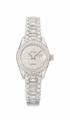 Rolex White Gold, Rolex Watches Women Diamonds, Women Rolex Watches, Watch For Women, Jewellery Set, Diamond Set, Golf Bracelet, Piece By Piece