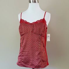 Camisole Ann Taylor Adjustable Straps Medium Original Tags Red Never Worn! ~Ms Red Tank Top With Spaghetti Straps And Built-in Bra, Red Fitted Cami Tank Top, Red Camisole Vest For Spring, Red Cami Tank Top With Built-in Bra, Red Sleeveless Camisole With Built-in Bra, Red Camisole With Built-in Bra, Red Camisole Top With Built-in Bra, Red Spaghetti Strap Tank Top With Built-in Bra, Red Tank Top With Built-in Bra And Spaghetti Straps