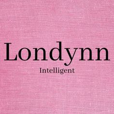 the logo for londynn intelligent