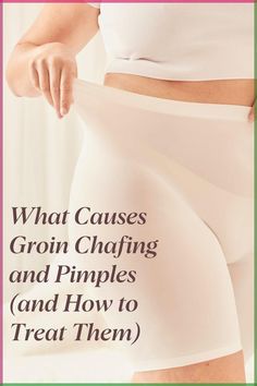 Groin chafing happens when there’s repetitive friction between skin surfaces in the groin area. This can occur in combination with exercise, wearing tight clothing or simply when you have more skin surface area. Sometimes groin pimples are formed through the mix of sweat, bacteria and hair follicle irritation too. We’ve put together everything you need to know about groin chafing and pimples, what causes them and how to avoid them. #GroinChafe #GroinPimples #Chafing #SweatHack #ChafingHack Chafing Remedy Thighs, Groin Rash, Chafing Remedies, Thigh Chaffing, Leg Acne, Inner Thigh Chafing, Thigh Chafing, Skincare For Oily Skin, Chub Rub