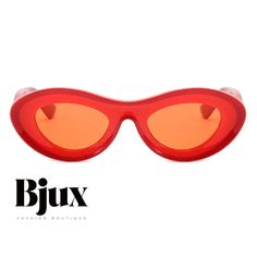 Bjux - Elegantes y versátiles gafas de sol patchwork en rojo para el día a día Blue Solid, Accessories Sunglasses, Fashion Boutique, Sunglasses Accessories, Style Casual, Casual Wear, Sunglasses, Red, Pattern