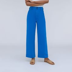 Drape Pants, Cropped Chinos, Black Wide Leg Trousers, Cropped Wide Leg Pants, Lapis Blue, Wide Leg Cropped Pants, Wide Leg Pant, Black Crop, Black Stretch