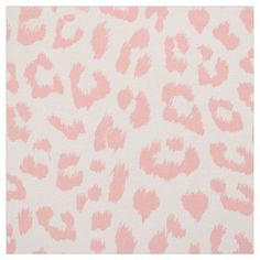 a pink and white animal print fabric