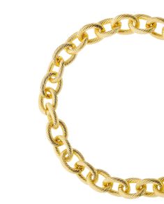 This dramatic chain bracelet emulates the twist and turns of life, chunky links of rope chain joined together and inspired by the links formed in friendship. A stand alone piece of understated glamour that will set you aside from the crowd this party season. Material: 18ct gold plated brass Dimensions: 21cm chain Rope Chain Link Bracelet Gift, Rope Chain Link Bracelet As Gift, Elegant Bracelets With Link Rope Chain, Elegant Bracelets With Rope Chain Link, Elegant Rope Chain Link Bracelets, Elegant Bracelets With Rope Chain And Link Shape, Elegant Rope Chain Link Bracelet, Understated Glamour, Rope Chain