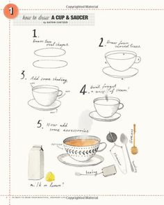 the instructions for how to make a cup and saucer from scratchsticks,