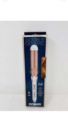 Conair Double Ceramic Hair Curling Iron 1 1/2 Inch Barrel White/Rose Gold NEW!!. Hair Curling Iron, Curling Iron Hairstyles, Hair Curling, Ceramic Hair, Soft Waves, Curling Iron, White Rose Gold, Curled Hairstyles, White Rose