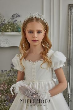 FEATURES: Luxurious stretch mesh, lace and tulle gloves for girl's first communion Easy to style with any of our couture dresses One Size fits most Designed and proudly made in Europe. Ships from the USA. PLEASE NOTE: This listing is for the gloves only. Ring Barrer, Vintage Flower Girls, Girls Communion Dresses, Holy Communion Dresses, Support Ukraine, First Communion Dress, First Communion Dresses, Custom Gown, Princess Dresses