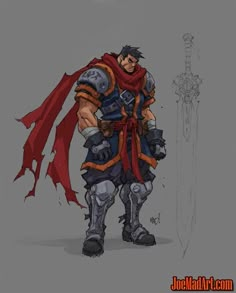 Joe Madureira Art, Battle Chasers, Joe Madureira, Warriors Illustration, Fantasy Armor, Illustration Character Design, Character Design References, Dark Souls, Character Creation