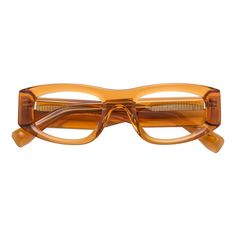 Unisex maple syrup rectangle full-rim eyeglasses frames are available in variety of colors to match any outfit. These affordable qualified thick geek-chic blue light glasses include free single-vision prescription clear blue light blocking lenses with AR and 100% UV protection, a case and a cleaning cloth. Bifocal and progressive lenses are supported. These rectangle eyeglasses stand out with their quirky, modern design. Made of thick acetate, the frames are durable and sturdy, designed to last. Rectangle Eyeglasses, Eyeglass Lenses, New Glasses, Edgy Style, Tinted Sunglasses, Embroidery Jewelry, Geek Chic, Trendy Style, Medium Brown