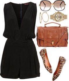 Black Romper, Mode Inspiration, Girls Fashion, Polyvore Outfits, Shoes And Accessories, Look Fashion, Passion For Fashion