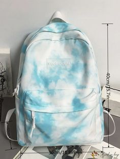 BirdinBag - Durable Tie Dye Backpack with Stylish Bag Charm Tie Dye Backpack, Tie Dye Crafts, Cute Sneakers, Stylish Backpacks, Nylon Bag, Stylish Bag, Bags Backpacks, Bags Designer, Road Trip