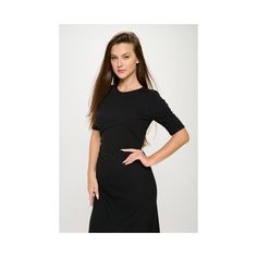 Our Darcy Midi Dress offers a flattering fit for any occasion. The crew neck and Rib Knit material provide a comfortable and versatile style. Elevate your wardrobe with this timeless piece. Made in USA. Machine washable Stretch Crew Neck Bodycon Dress Casual, Casual Stretch Bodycon Dress With Crew Neck, Black Stretch Crew Neck Dress, Black Crew Neck Bodycon Dress, Black Bodycon Dress With Crew Neck, Casual Black Bodycon Dress With Crew Neck, Casual Black Crew Neck Bodycon Dress, Crew Neck Bodycon Dress, Chic Black Crew Neck Midi Dress