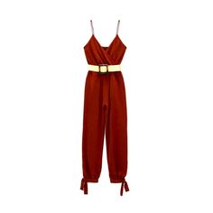 Brand New With Tags Zara Belted Jumpsuit With Adjustable Camisole Straps Never Been Worn! Color Is Rusty Brick And Size Is Xs With Adjustable Tie Knot Accents At The Ankles Give This Elegant Jumpsuit An Added Twist Of Bohemian Chic. Comes With Matching Cream Colored Stretchy Belt With Tortoiseshell Buckle To Give It A Polished Look At The Waist. Dress Up Or Down With Slides, Wedges Or Heels To Up The Glam Factor. Perfect For Any Summer Event Day Or Night! Chic Orange Jumpsuits And Rompers For Beach, Chic Orange Beach Jumpsuits And Rompers, Trendy Orange Summer Jumpsuits And Rompers, Summer Orange Overall Jumpsuits And Rompers, Orange Summer Overalls Jumpsuit, Orange Summer Jumpsuits And Rompers, Casual Orange Jumpsuits And Rompers For Party, Orange Summer Jumpsuit Overall, Trendy Orange Jumpsuits And Rompers For Beach