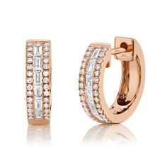 0.34CT 14K GOLD DIAMOND BAGUETTE HUGGIE EARRINGS Metal Type: 14K GoldMetal Weight: 2.80 GramsSide Stone Shape: Round | Baguette DiamondsSide Stone Weight: 0.15 Ct. | 0.19 Ct. DiamondsDimensions: 0.13" Width / 0.00" Height / 0.50" LengthOther Information: 0.50"L / 0.13"W Diamond Baguette, Earrings Metal, Huggie Earrings, Cartier Love Bracelet, Baguette Diamond, Rose Gold Diamonds, Huggies Earrings, Types Of Metal, Gold Diamond