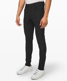 ABC Pant *Skinny Warpstreme 34" | Men's Pants | lululemon The Abc, Slim Pants, Pocket Jeans, Leggings Shop, Body Fit, Men's Pants, Mens Bottom, Short Tops, Tank Shirt