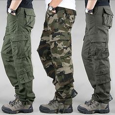 Season:Spring   Fall; Fabric:Cotton; Gender:Men's; Style:Sports,Sports  Outdoors,Tactical; Occasion:Sports,Work; Fit Type:Regular Fit; Function:Sports,Outdoor; Waistline:Mid Waist; Pattern:Camouflage; Design:Multi Pocket; Special Size:Normal; Pants Type:Camo Pants,Cargo Trousers,Work Pants,Hiking Pants,Tactical Pants,Tactical,Cargo Pants,Trousers; Fly Type:Zipper; Front page:FF; Listing Date:10/18/2021; Production mode:External procurement; Hips:; Length:; Waist:; Fit US Size:null; Fit UK Size:n Cheap Cargo Pants, Mens Tactical Pants, Men's Cargo Pants, Tactical Cargo Pants, Mens Overalls, Trousers Casual, Style Sportif, Pants Cargo