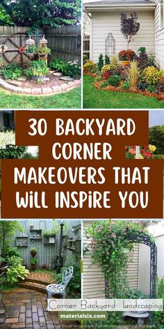 backyard corner makeovers that will inspire you to do this in the summer or fall