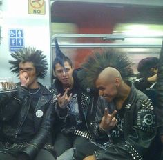 Alt Subcultures, Punk Vest, Mohawks