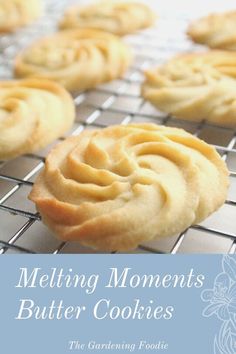 These Melting Moments Butter Cookies are delicately light, with a delicious buttery flavor and truly melt in your mouth deliciousness.

Filled with vanilla buttercream and strawberry jam, these beautiful cookies are an absolute treat. Viennese Whirls, Butter Cookies Easy, Melting Moments, Easy Bake, Cookie Brownie Bars, Gateaux Cake, Butter Cookies Recipe, Beautiful Cookies