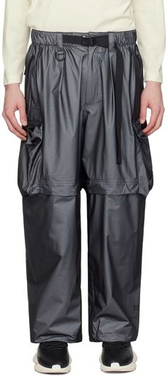 Y-3: Black Pocket Cargo Pants | SSENSE Pocket Cargo Pants, Gore Tex, Cargo Pants, Clothing Accessories, Zip Pockets, Perfect Clothing, For Men, Outfit Accessories, Free Shipping