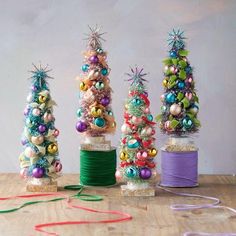 PASTEL VINTAGE BAUBLE TREE GLITTERVILLE Glitterville Decorative Trees Bonjour Fete - Party Supplies Christmas Diy Tree Decor, Outdoor Christmas Tree Decorations, Diy Tree Decor, Pastel Vintage, Outdoor Christmas Tree, Christmas Tree Decorations Diy, Vintage Tree, Gold Christmas Tree, Mini Christmas Tree