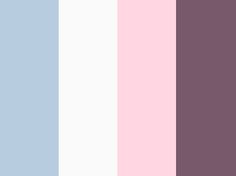 the color palette is pale, blue, pink and purple with some white on it