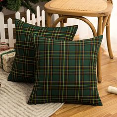 PRICES MAY VARY. High Quality Fabric: Made of quality polyester material with a bold design and look soft.The Plaid Christmas pillow covers, add seasonal holiday atmosphere to your house. Classical element: The pillow cases have printed with classical winter elements, such as Scottish Tartan Plaid, nice workmanship and soft touch. Classic Retro Plaids Christmas element design match the Christmas decor very well. Our Christmas pillow cover can help you to change Christmas decorations quickly. Cha Tartan Cushions, Holiday Pillows Covers, Plaid Pillow Covers, Plaid Throw Pillows, Plaid Pillow, Farmhouse Holiday, Plaid Throw, Christmas Plaid, Printed Cushion Covers