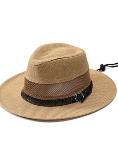 Men's Fedora Hat Panama Hat khaki Light Grey Cotton Streetwear Stylish 1920s Fashion Outdoor Daily Going out Graphic Prints Sunscreen 2023 - £ 10 Mens Fedora Hat, Mens Straw Hats, Gambler Hat, Hiking Hat, Mens Fedora, Safari Hat, Mens Bucket Hats, Wide Brim Sun Hat, Hat Men