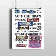 a white poster with words and stickers attached to it's sides that says, soh birthday