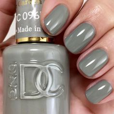 Olive Garden Nail Color, Dnd 096 Olive Garden, Dnd Olive Garden, Dnd Olive Green Gel Polish, Dnd Gray Gel Polish, Dnd Green Gel Polish, Dnd Winter Nail Colors, Sage Green Nail Polish, Dnd Gel Polish Colors