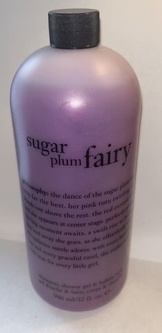 New and sealed Sugar Plum Fairy Shampoo Shower Gel Bubble Bath 32 fl oz With Pump. Philosophy Shower Gel, Philosophy Products, Sugar Plum Fairy, Bath Gel, Red Curtains, How To Make Curtains, Sugar Plum, Bubble Bath, Smell Good