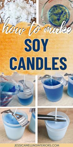 how to make soy candles with text overlay