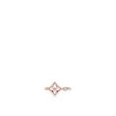 LOUIS VUITTON® - Color Blossom Mini Star Ring, Pink Gold, White Mother-of-pearl And Diamond - Pink Gold Pink Gold Jewelry, Luxe Jewelry, Louis Vuitton Jewelry, Jewelry Care Instructions, Louis Vuitton Official, Star Ring, Pink Ring, Fine Jewelry Collection, Girly Jewelry