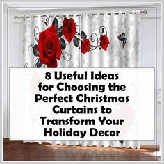 Transform your holiday decor with the perfect Christmas curtains! In our latest guide, "8 Useful Ideas for Choosing the Perfect Christmas Curtains," discover tips on selecting fabrics, colors, and patterns that enhance your festive atmosphere. Whether you prefer classic elegance or modern flair, these ideas will help you create a warm and inviting space for family gatherings. Elevate your home this season with the ideal curtains that embody the spirit of Christmas! Christmas Curtains, Family Gatherings, Family Gathering, Classic Elegance, Perfect Christmas, Curtains, The Selection, Holiday Decor, Christmas