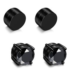 PRICES MAY VARY. 2 Pairs Magentic Stud Earrings a Set,Affordable Price,Worthy Purchase,Meet Your Daily Needs. 2 Style Magentic Stud Earrings,Make You Be Unique and Attractive Everyday. High Quality Magent,Firm on Your Ear,Non Pain Style,Wearing More Comfortable. AAA+ Shiny Cubic Zirconia,Elegant and Trendy,Exquisite Cutting Workmanship and Stylish Outward Appearance Design,Catch More Eyes on You. If You Are Not Satified,We Guarantee 90-Day Money Back or Exchange. JOERICA:Glows with passion, qual Presents For Aunts, Gatsby Earrings, Gatsby Accessories, Piercing Clip, Earring For Men, Mens Earrings, Stud Earrings For Men, Magnetic Earrings, Cartilage Earrings Hoop