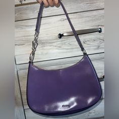 Rare Prada Vitello Trend Cleo Bag Preowned In Excellent Condition Comes With Prada Authenticity Card Not Limited To Minor Marks On Exterior. Purple Satin Interior Is Clean - Minor Stains In Zip Pocket Purple Prada Handbag, Cleo Bag, Prada Bags, Purple Satin, Prada Bag, Color Purple, Zip Pockets, Prada, Bag Lady